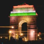 Visitors exploring and eating at popular restaurants in Delhi city